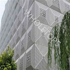 Lunghezza di pannelli di alluminio esteriore multicolore della facciata 600mm-4500mm