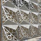 rivestimento della facciata del metallo della decorazione dell'hotel dei pannelli della facciata 3d di 3.5mm 3.0mm