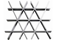 Il triangolo modella il rivestimento di alluminio di Akzo Nobel di griglia del soffitto di larghezza 10mm